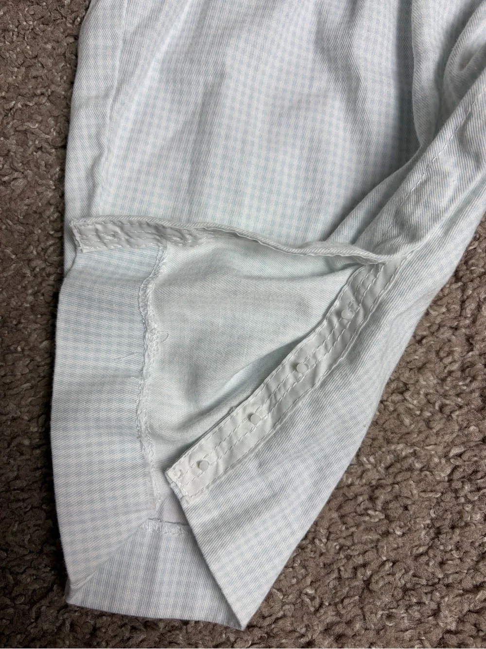 House of Hatten Baby Smocked Horse longalls in Light Blue Size 3 months